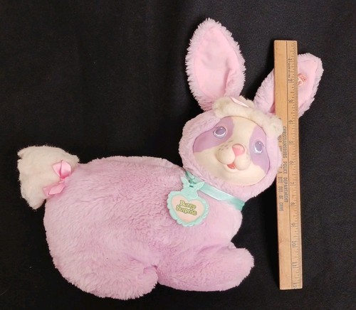 Vint 90's BUNNY SURPRISE ~MOM & 2 BABIES~ Stuff Plush PETS Collection - Picture 8 of 12