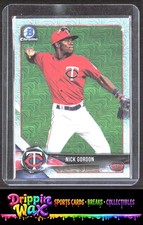 🔥Nick Gordon 2018 Bowman Chrome Prospects Mojo Refractor #BCP49 SKU21-2🔥