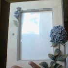 Hydrangea 3-D Flowers Free Standing Picture Frame Handpainted 9x7" Spring Pretty — photo 2