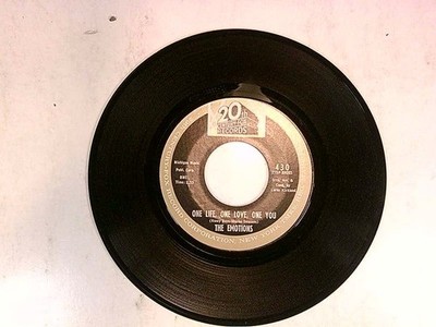 The Emotions   One Life, One Love, One You 7'' Single 1967 20th Century-Fox Soul