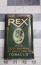 Tobacco Tin Vertical Pocket Rex Spaulding Merrick