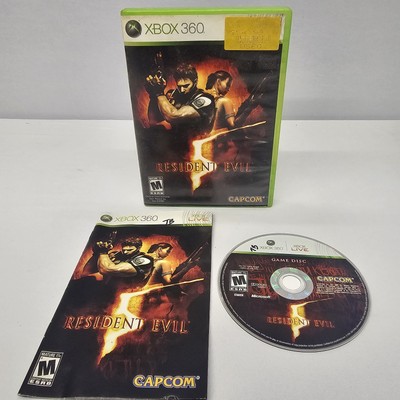Resident Evil 5 - Microsoft Xbox 360 - Tested - CIB - Fast Shipping 