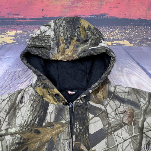 Outfitters Ridge Camo Hunting Jacket Coat Mens Large 42-44 Quilt Lined Realtree - Picture 2 of 9