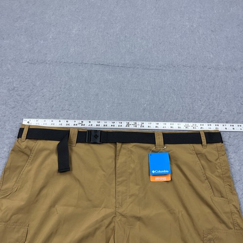 Columbia Pants Men 52x30 Silver Ridge Utility Convertible Brown Belted Cargo NEW - Picture 8 of 15