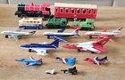 Vintage Diecast Planes & Trains Bundle- Matchbox,  Majorette , Lesney