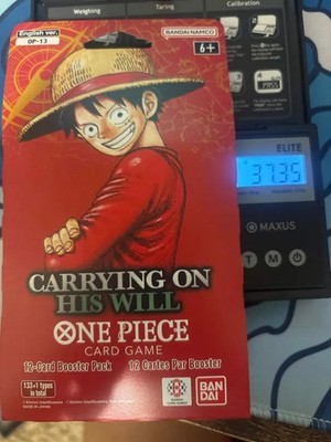 One Piece OP-13 CARRYING ON HIS WILL Sleeved Booster Pack - Heavy - 37.35g    