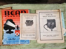 Cushman Cub model R gas engine motor Manual  and Wico Magneto Manual 