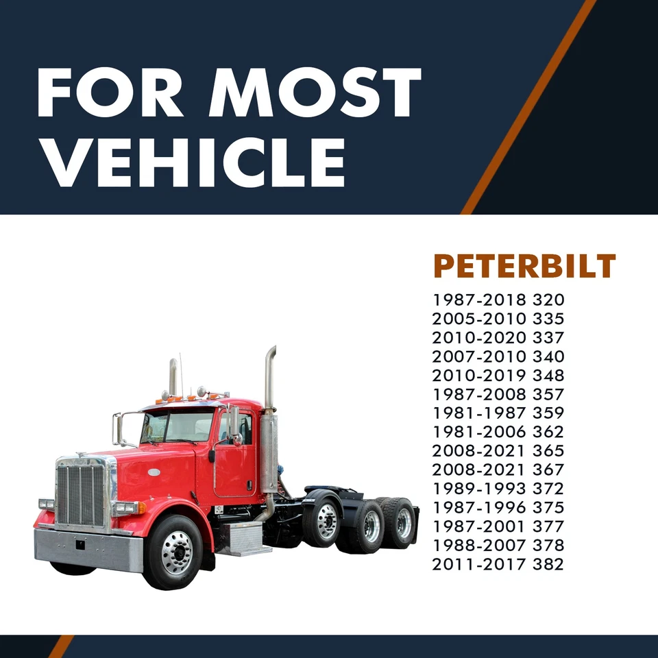 Par de 2 amortiguadores traseros para Peterbilt 359 1981-1987 OEM# 0307421 Foto 2 de 3