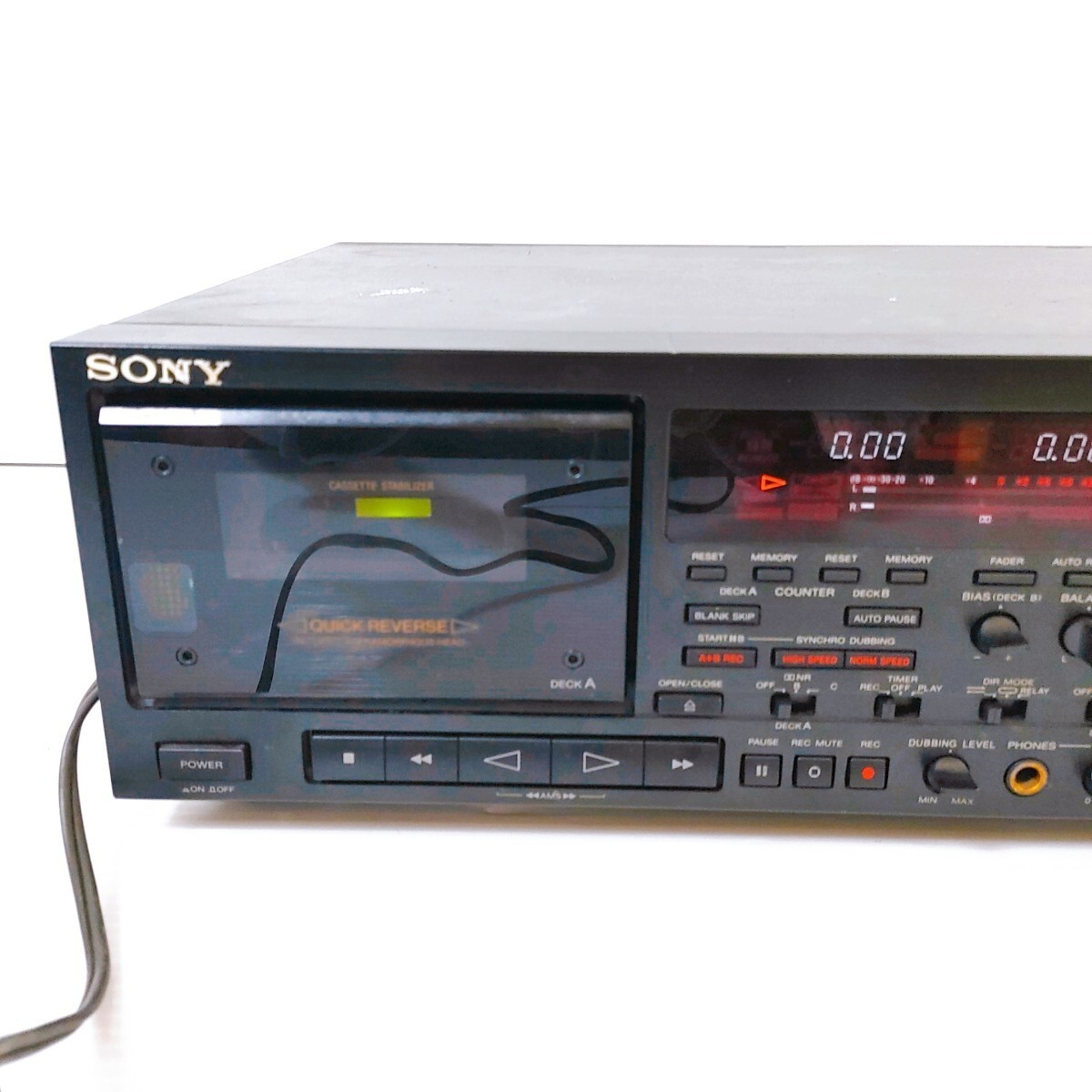 Sony TC-WR870 High end Stereo Quick Reverse Cassette Deck Black