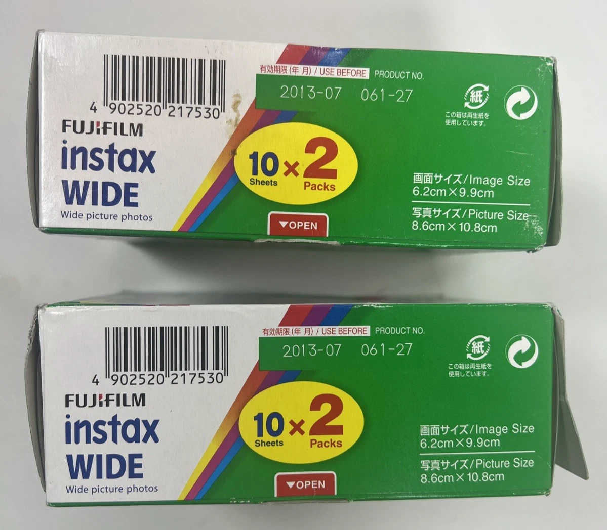 40 Prints Fujifilm Instant Wide Film Fuji Instax 200 210 300 Camera EXP 07/2013 - product detail image 2