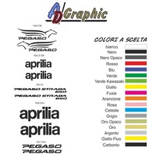 kit adesivi stickers decoro compatibile aprilia pegaso strada 650