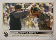 2022 Topps Series 2 Tatis Jr., Machado (A Powerful Honor) #648 San Diego Padres