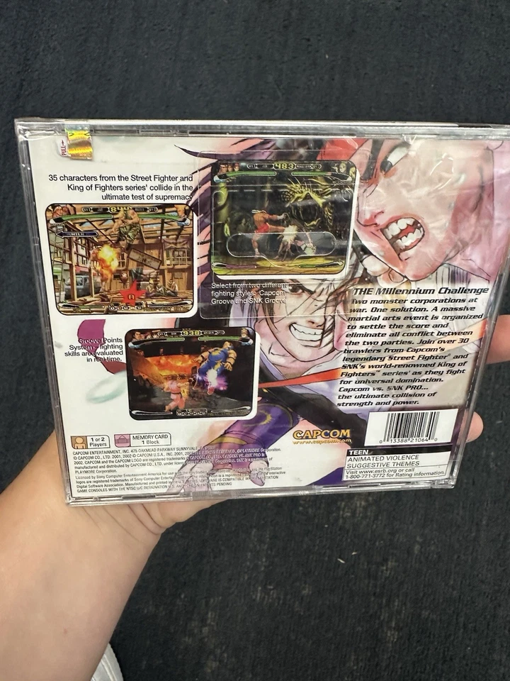 Capcom Vs Snk Pro Ps1 PLAYSTATION 1 - BRAND NEW - FACTORY SEALED - Image 2 of 4