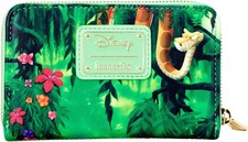 Cartera Loungefly Disney El Libro de la Selva KAA/Baloo y Mowgli Bare Necessities con Cremallera