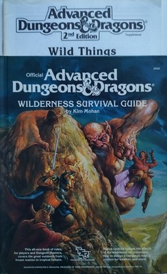 Wilderness Survival Guide TSR AD&D inklusive Supplement Wild Things