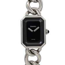 CHANEL Premiere L Size H0452 Quartz Black Dial Ladies Watch 90304963