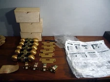 Set of 5 NOS Privacy Doorknob Corbin Emhart Corbin Copper round vintage