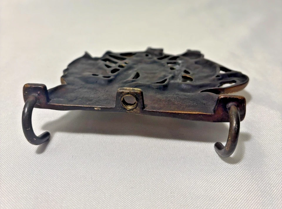 Latón Mayflower Barco Ganchos Náuticos Chimenea Poker ¿Pieza de Repuesto? (J171) Foto 4 de 4