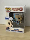 Steve Funko Pop Stranger Things Joe Keery Autograph #803 SWAU Certified Blue Pen