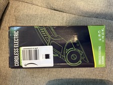 Cordless Handheld Percussion Massage Gun, Green/Black, 6 Heads, Case QK1911