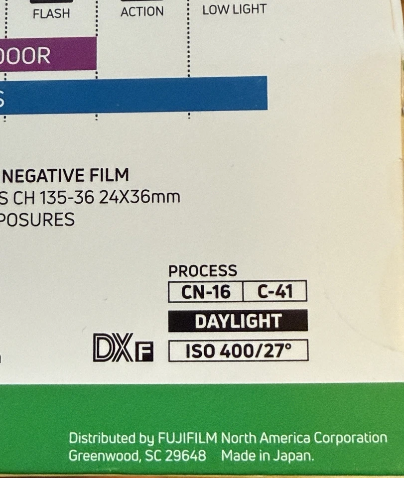 12 rollos de Fuji Superia 400 REAL, hechos en Japón, almacenados en frío, caducados 24/07 Foto 3 de 3