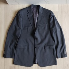 Ralph Lauren Wool Sport Coat Mens 42L Dark Gray Slim Fit Blazer Jacket