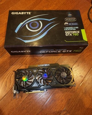 Gigabyte Windforce GeForce GTX 760 (GV-N760OC-4GD) 450W NVIDIA 4GB OC