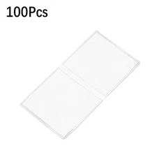 100Pack 45*45mm Pocket Coin Flips Platic PVC Storage Display Foldable Bag