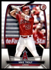 Mike Trout 2023 Bowman #89 Los Angeles Angels 30695 Baseball Card