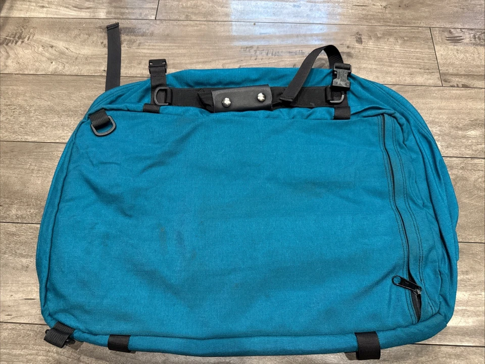 Mochila Convertible Jansport De Colección Bolsa de Lona Camping Senderismo 21"x13"x8" Y2K Foto 2 de 4