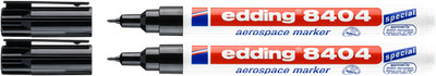 2x edding 8404 Aerospace Marker schwarz