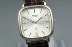 Vtg. 1990 [N MINT] SEIKO 6030-5300 Quartz 32mm Square Silver Men's Watch JAPAN