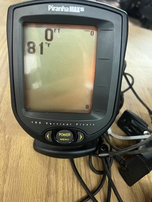 Humminbird Piranha MAX15 Fishfinder Head Unit w/transducer