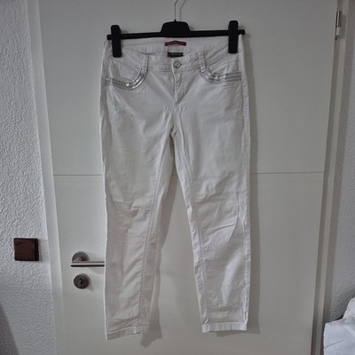 STREET ONE weiss strecht Hose-Grösse 36 TOP