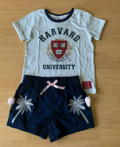 Girls size 7 Grey HARVARD t- shirt 