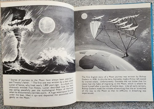 TIMOTHY'S SPACE BOOK - COLLINS WONDER COLOUR BOOK - 1961 - Picture 5 of 8