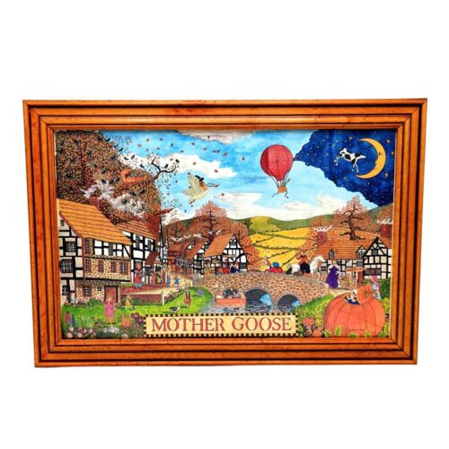 Robert Miller 1993 Original Watercolor Painting SIGNED 13x19" Tiger Maple Frame