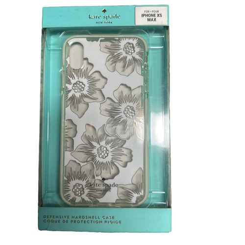 Kate Spade New York Reverse Hollyhock Hülle für iPhone Xs Max - WEISS - NEU - SCHNELL - Bild 2 von 4