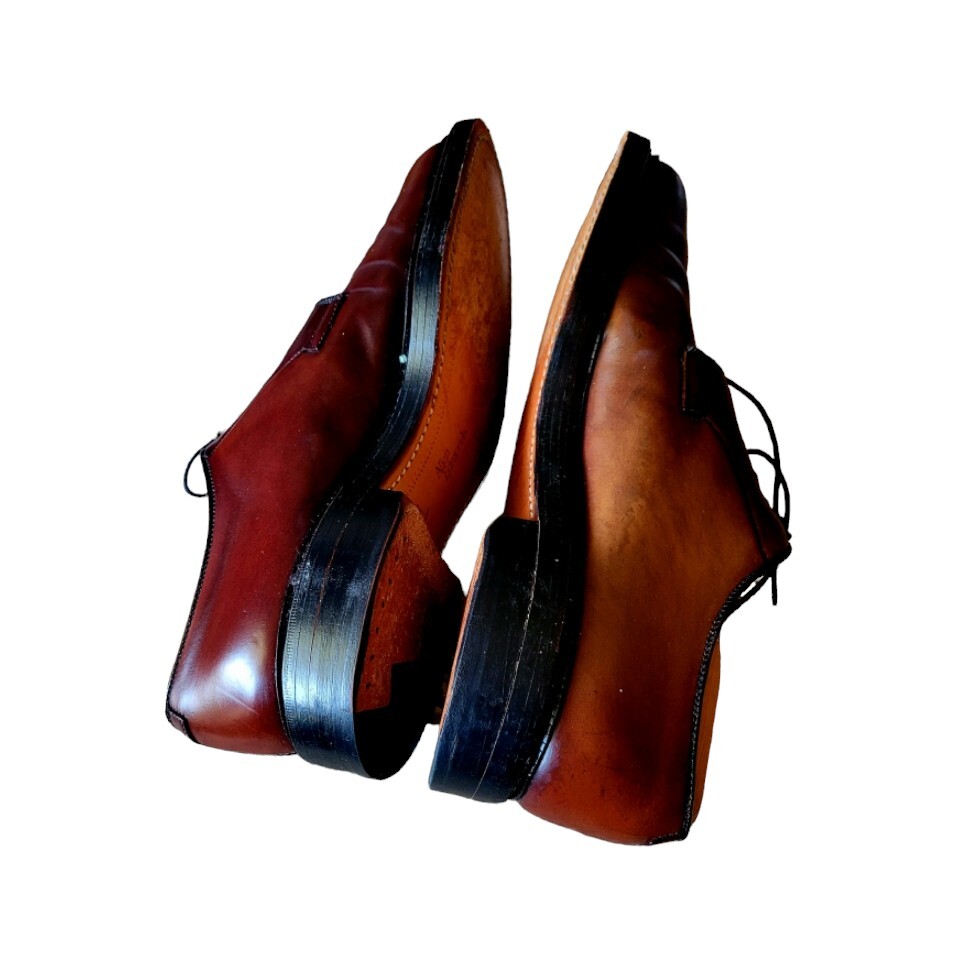 Allen Edmonds Shell Cordovan Leather Leeds Derby Men\'s Brown Shoes Size 7 Leeds Shell Cordovan Derby Dress Shoe | Men main image 3