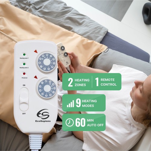 Infrarot Sauna Blanket Heizdecke Heizmatte CE Körper Abnehmen Fitness Saunadecke - Bild 7 von 26