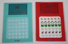 Modern Expressions (2-PACK) Christmas - (84) Nail Stickers - SnowFlake Art - NWT