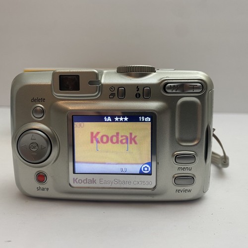 Kodak EasyShare CX7530 Compact Digital CCD Camera 5.0MP 3X Zoom Tested & Works! - Picture 3 of 5