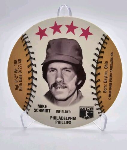 Philadelphia PhilliesBlank Back Baseball 6 Disc Lot Includes Mike Schmidt HOF - Picture 3 of 14
