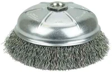 WEILER 6" Crimped Wire Cup Brush  (MADE IN THE USA)  14076