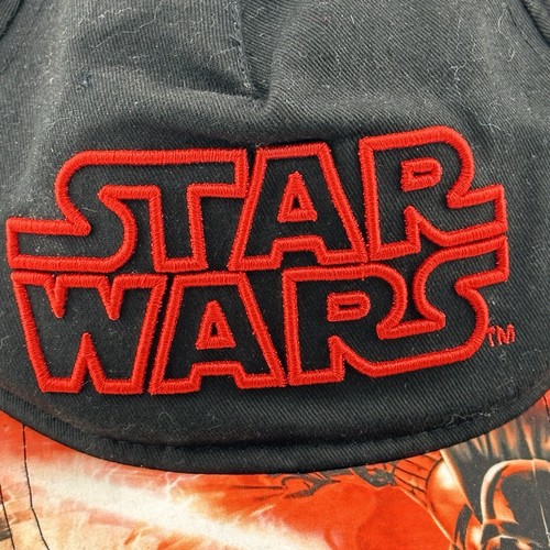 Star Wars Baseball Cap Darth Vader and Storm Trooper Black & Red *Kids Hat* - Picture 2 of 7