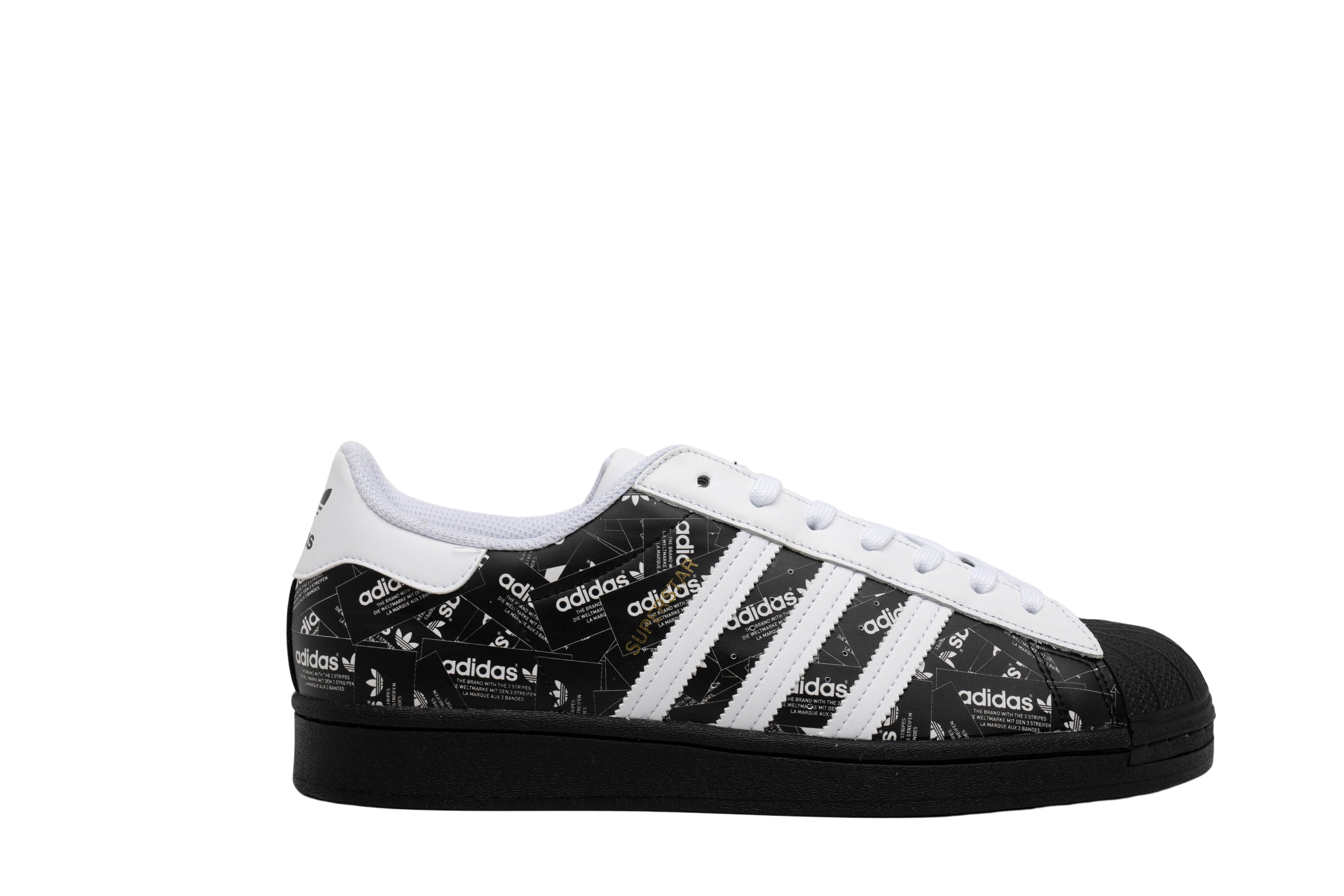 vest spurv tegnebog adidas Superstar All Over Print - Black for Sale | Authenticity Guaranteed  | eBay