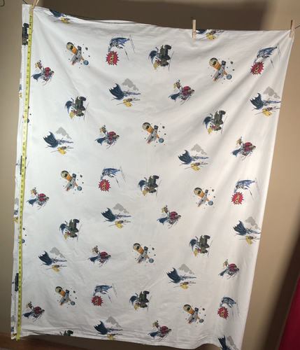 Lenzuolo piatto Pottery Barn Kids DC Comics Batman Robin 100% cotone doppio 2007 - Foto 4 di 14