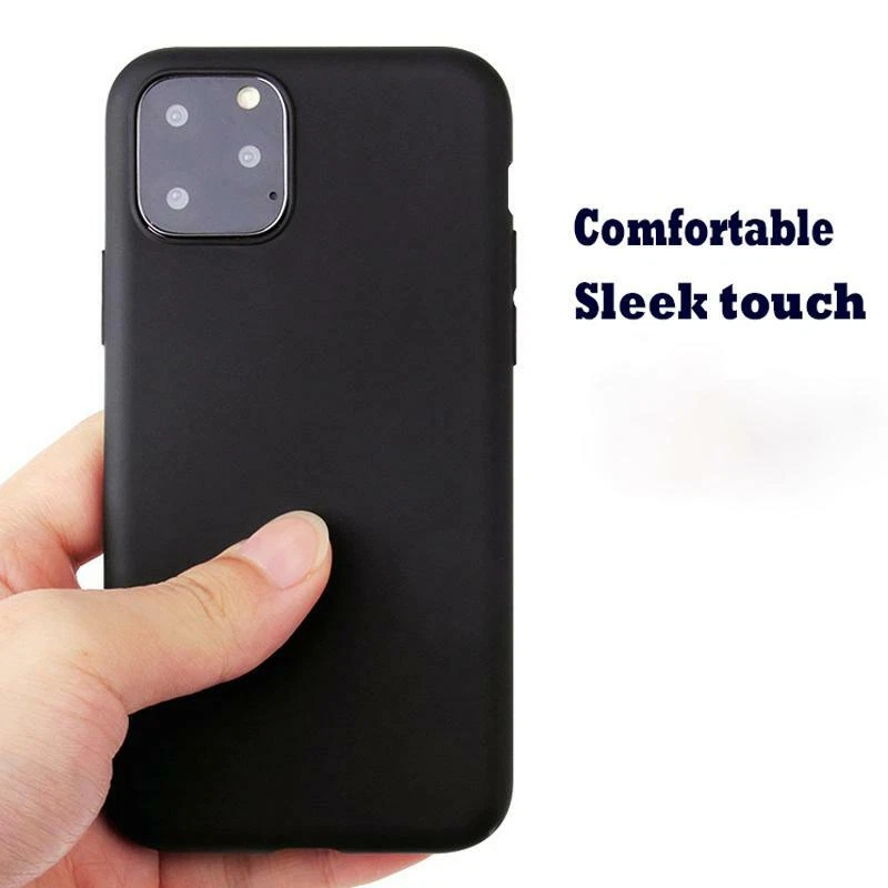 Carcasa para IPHONE 11 12 Pro Max Mini Se X XR XS 7 8 6 Plus en Silicona Mate - Imagen 4 de 4