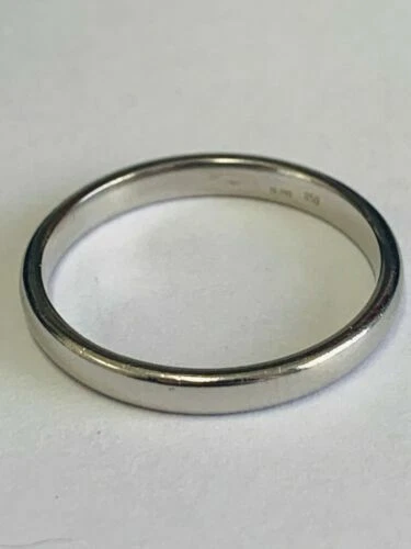 Platinum Solitaire Fine Rings without Stone