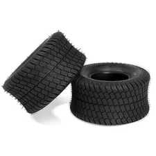 Set of 2 18x9.50-8 Lawn Mower Golf Cart Turf Tires 4 Ply Tubeless 18 950 8